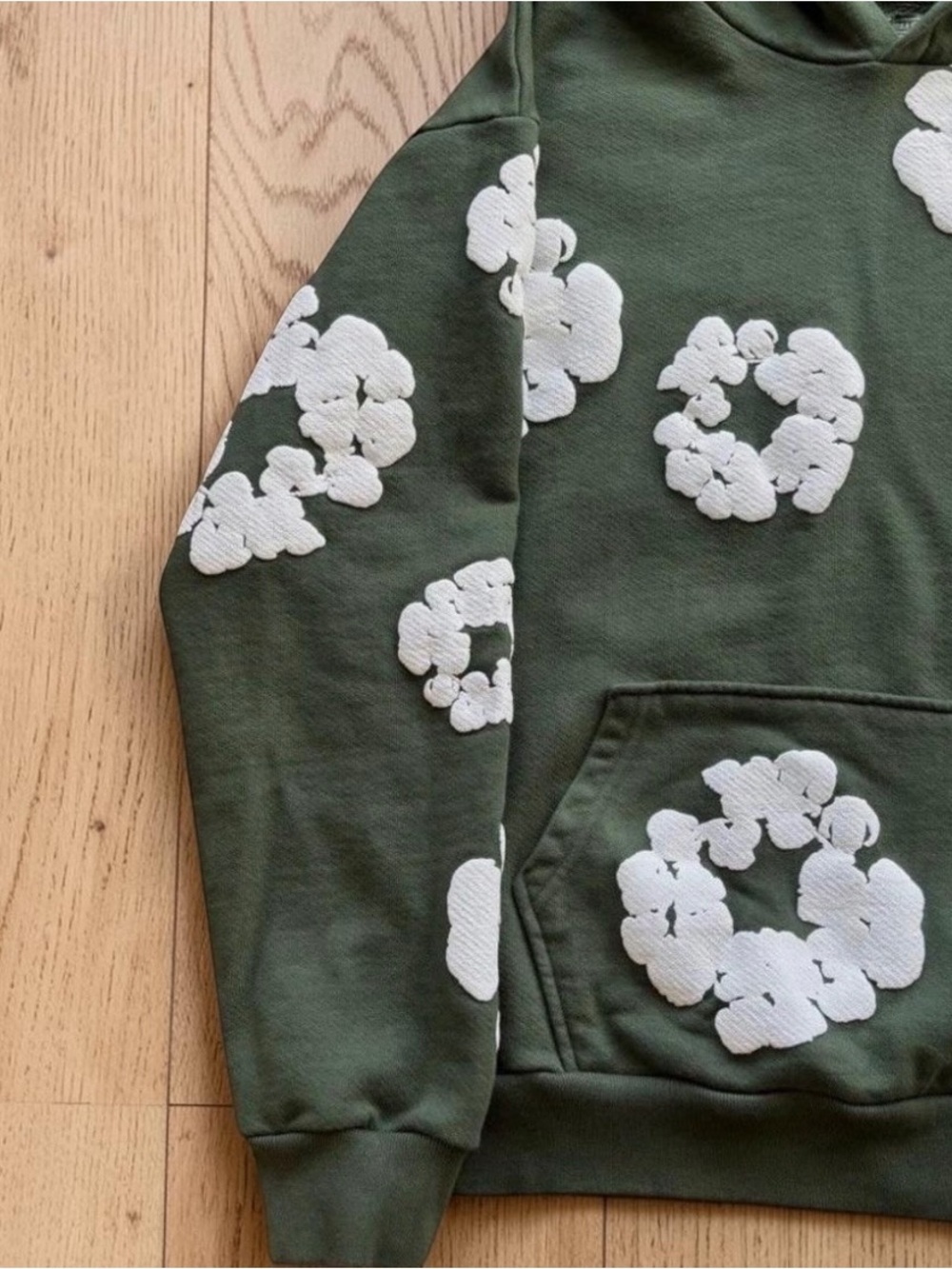 Denim Tears Green Hoodie - Picture 3 of 4